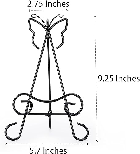 Miniatura 2 de Heybe Soporte de piedra de jardín, caballete de piedra de jardín, soporte de exhibición de piedra, soporte de exhibición de hierro (juego de 1)