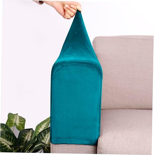 Miniatura 2 de ARTIBETTER 2 juegos protectores de reposabrazos para sofá, toallas y fundas de sofá, 2 unidades, 2 unidades, color azul