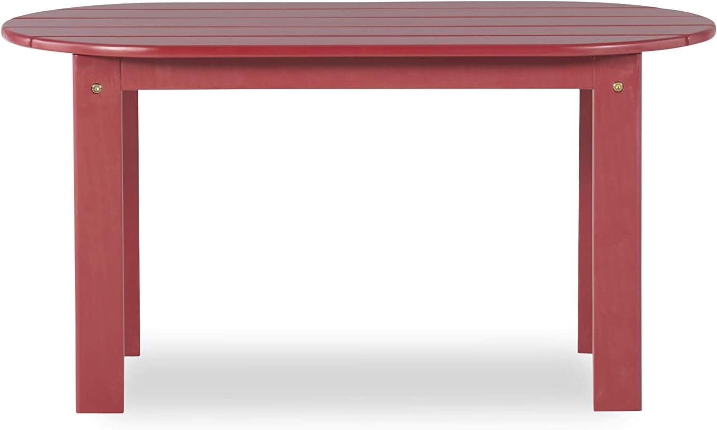 Linon Jayde Adirondack Coffee Table, Red, 21.06D x 38.39W x 3.94H in