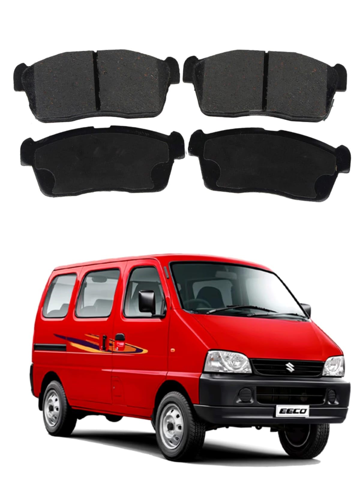 Maruti ECCO Front Disc Brake Pad Set Of 4 Pcs-image-9