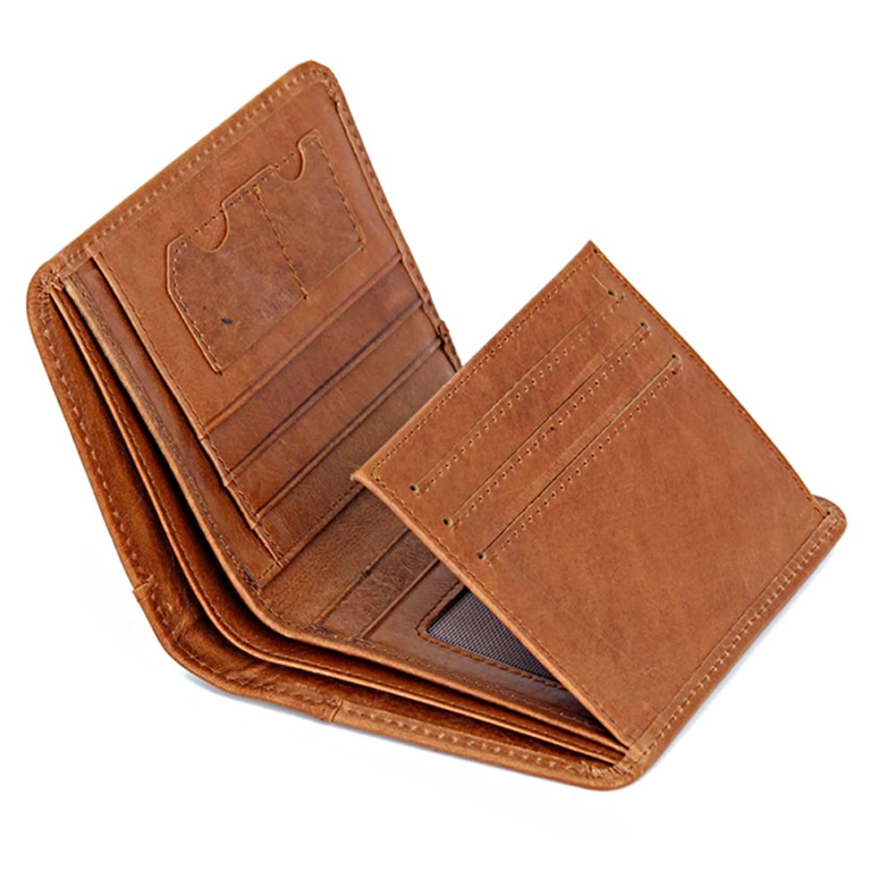 Black Friday 2024 Portafoglio Donna Portafoglio Otto Angelino Uomo - Pelle Vera Ultra Sottile Con Blocco RFID Moero Portafoglio - Foto 2