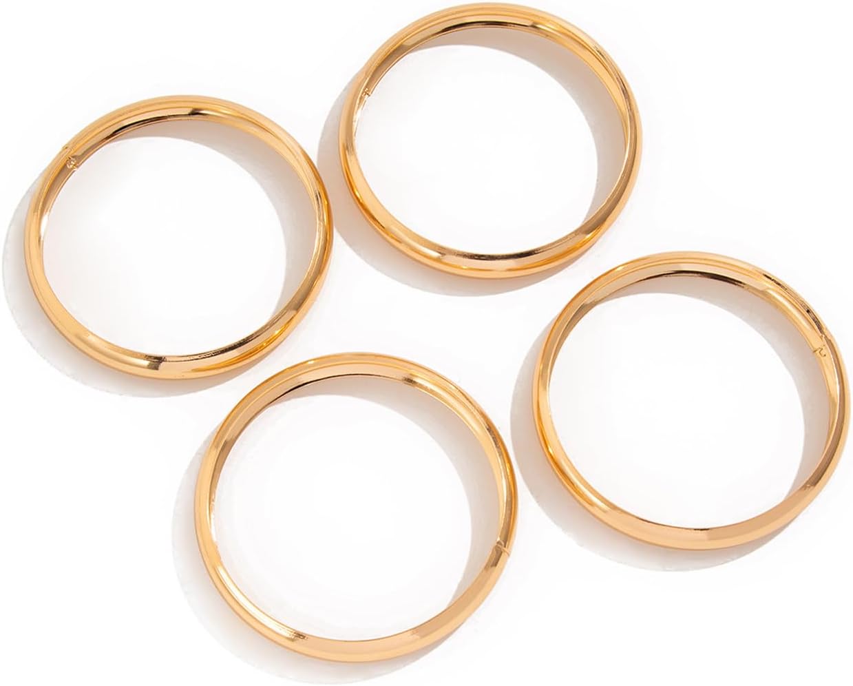 Rrdaily Metal Multilayer Chunky Bracelet Set for Women Retro Layered Wide Gold Bangle Trendy Wrist Cuff Bracelets Stack Statement Fashion Jewelry Gift - Image 7