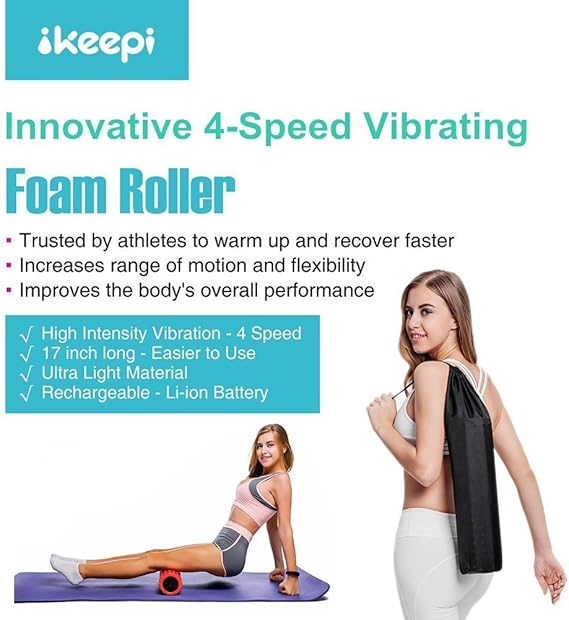 Ikeepi - Rodillo Vibrador para Masajes, Rosa : Amazon.es ...