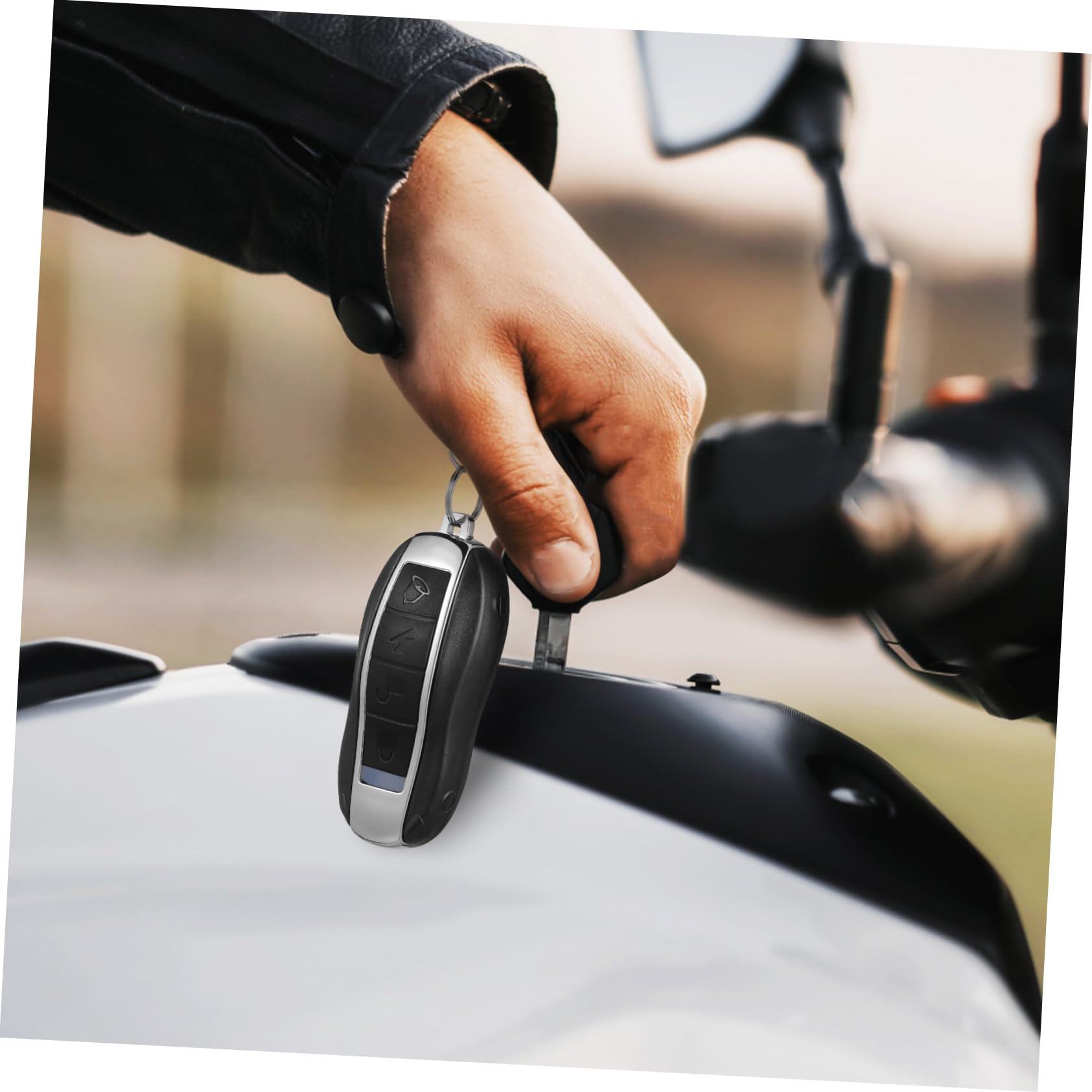 Sistema di Allarme per Moto 12v Sensibilità Regolabile, Avviamento Motore da Remoto, 2 Telecomandi e Altoparlante Potente per Sicurezza