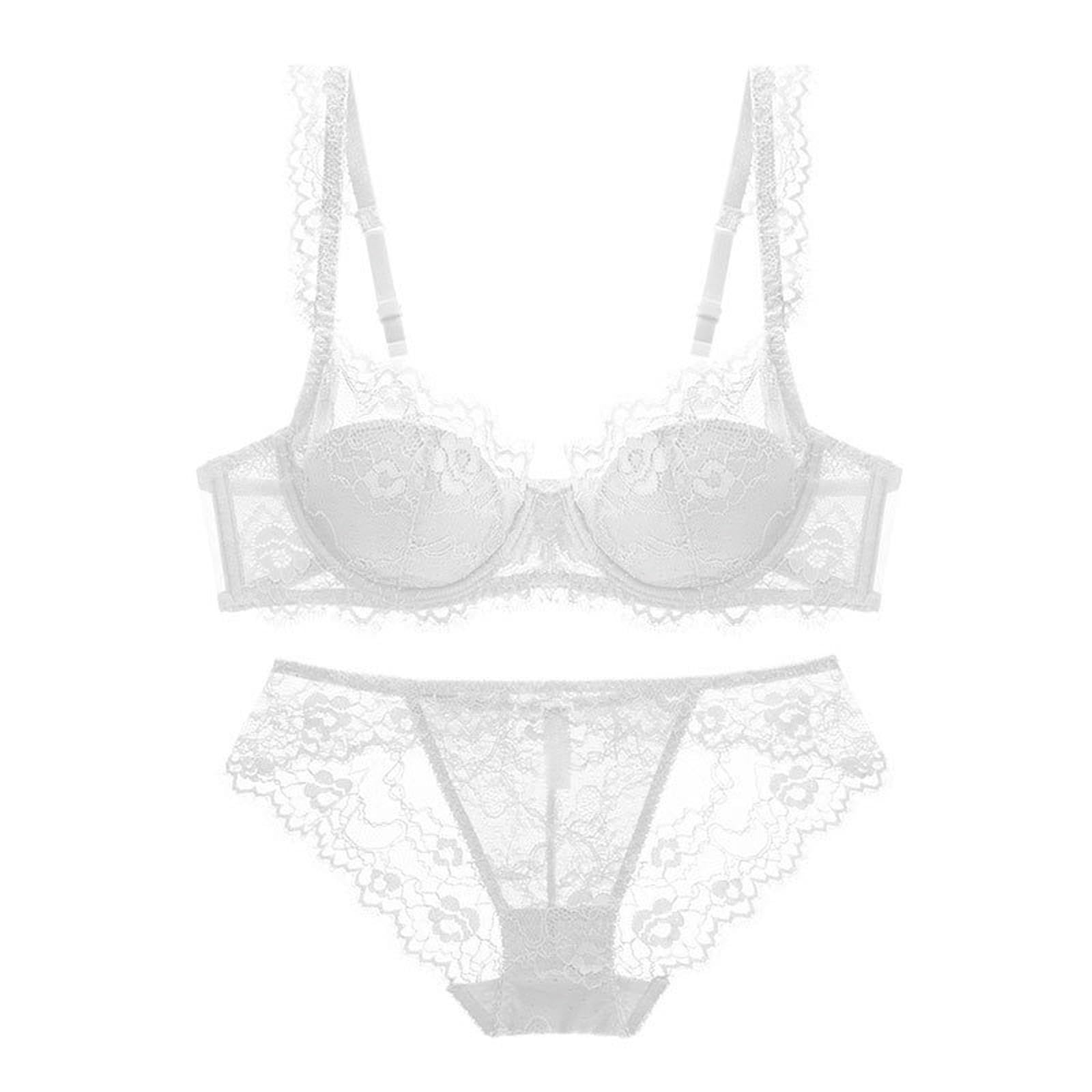 BHS Sexy Push-up-BH-Set Aus Spitze – Deckt Die Seitlichen Brüste Ab, Hebt Und Stützt Brust-weiß-38 85d