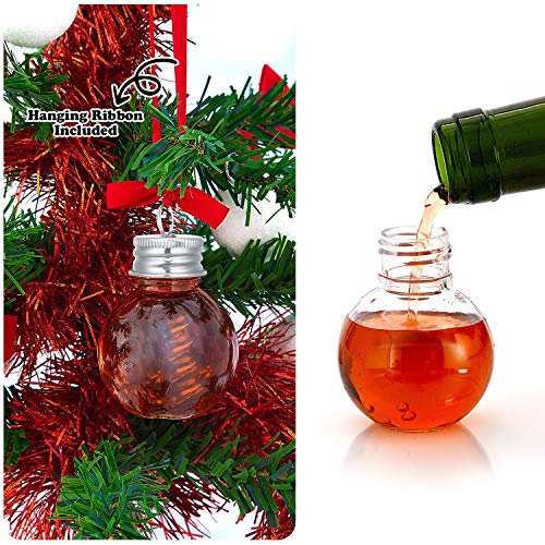 Ampoules de bouteille d'eau de Noël transparentes et réutilisables - 3