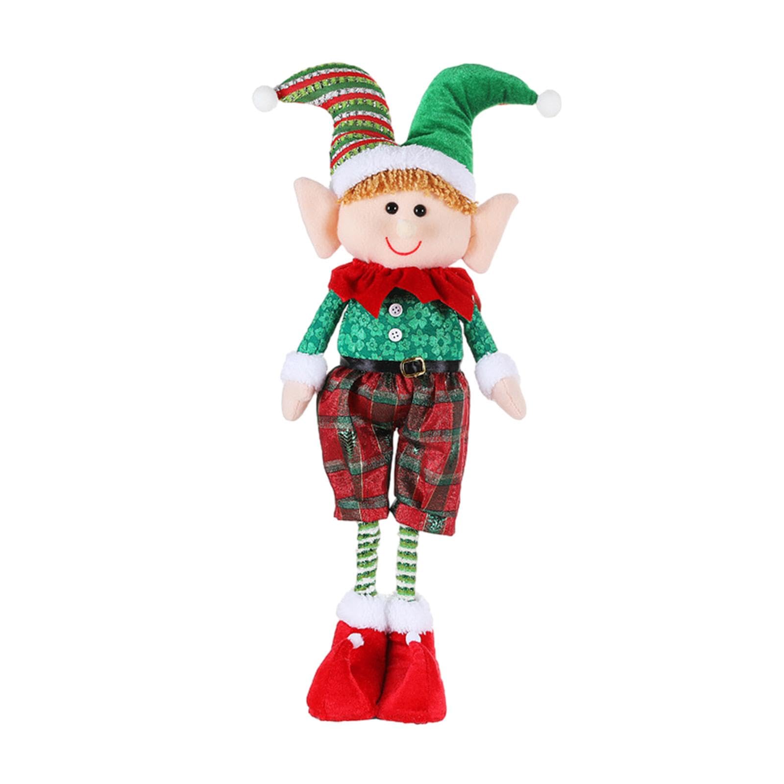 Amazon | Yajuyi クリスマスエルフ人形装飾、クリスマスエルフ置物