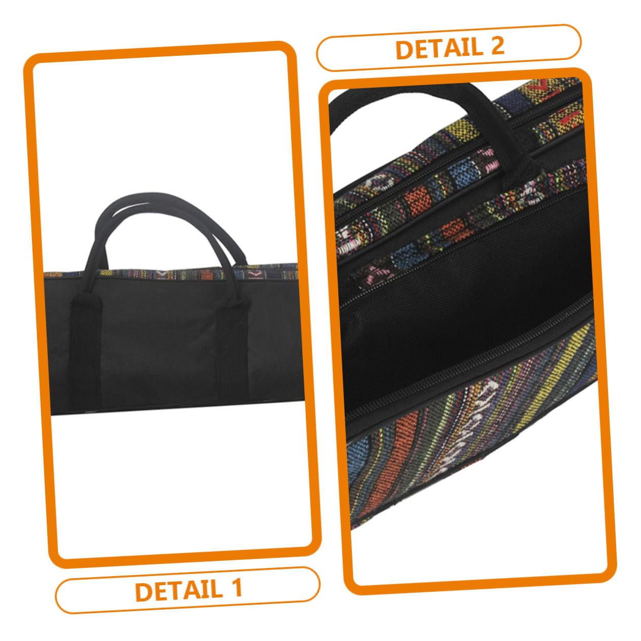 Mikinona Custodia per Tromba Oxford Design Portatile e Scomparto Laterale, Borsa Multifunzionale Elegante in Stile Etnico per Trasporto Strumenti Musicali