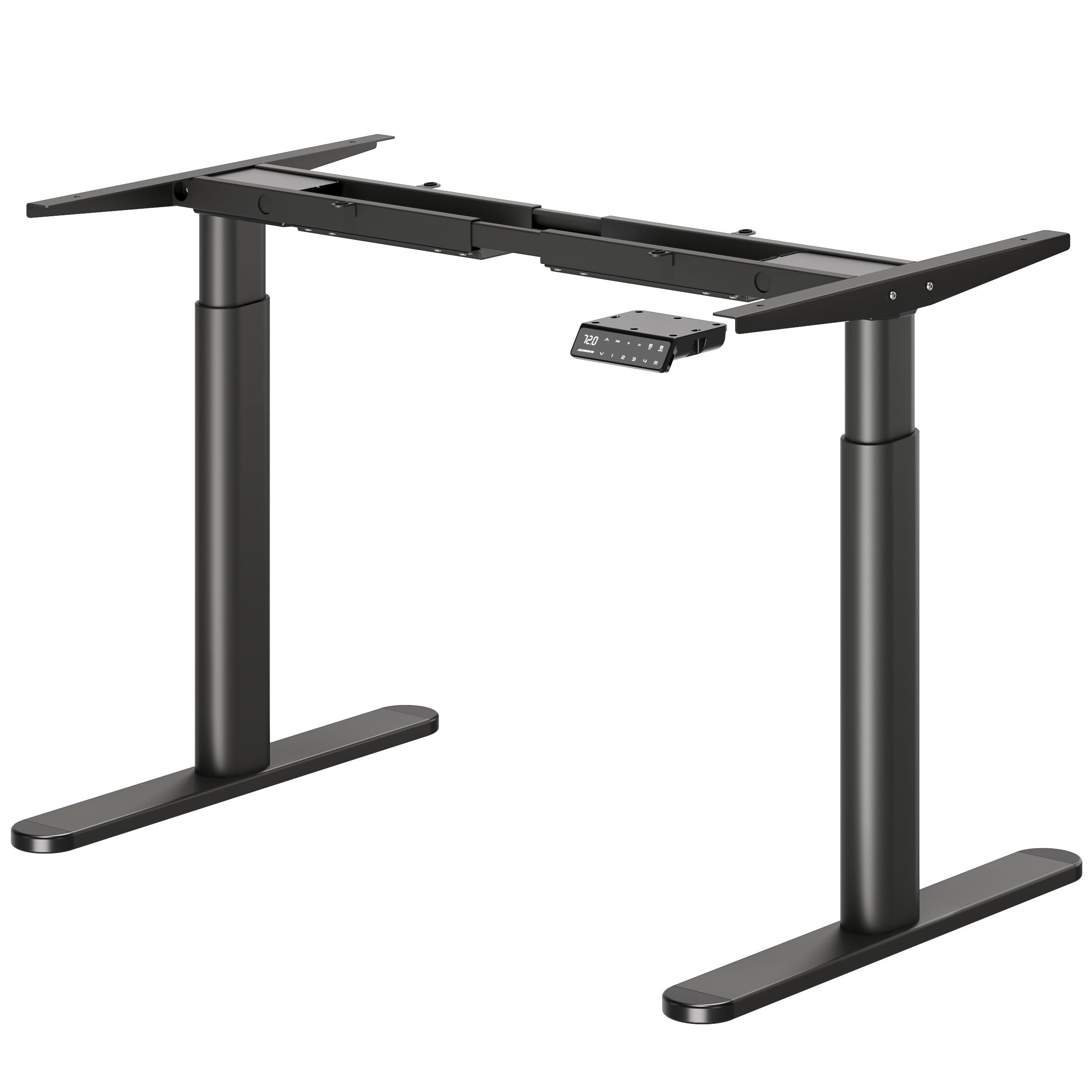 MAIDeSITe EL2 Pro Art Marco de Escritorio Elevable Eléctrico Pluscon Diseño de Pata Ovalada, Mesa Elevable Escritorio de Doble Motor Capacidad de Carga de 180 kg, 4 Control de Memoria