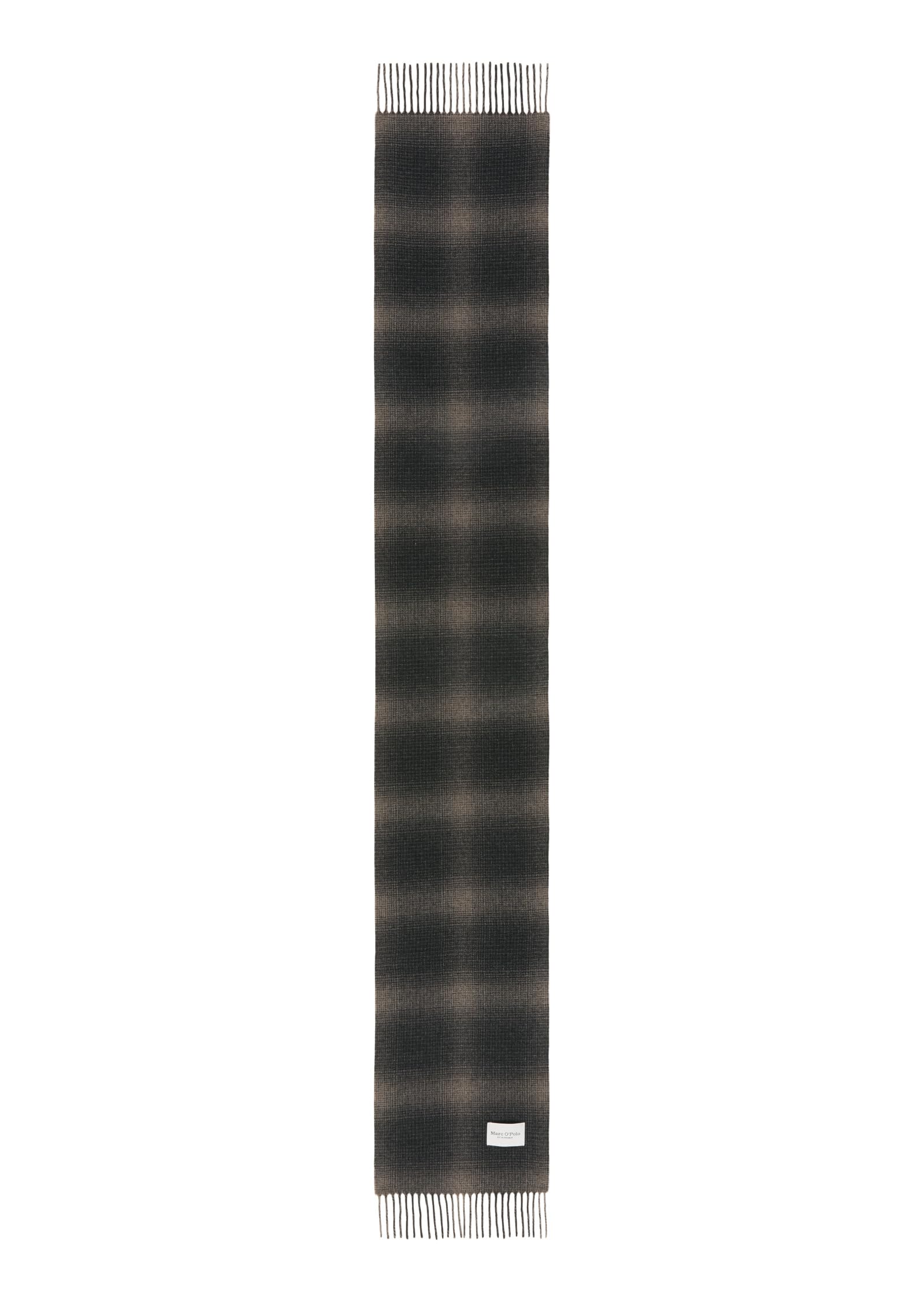 Marc O'Polo sciarpa Woven Scarf Dark Brown_Multi_22 marrone scuro