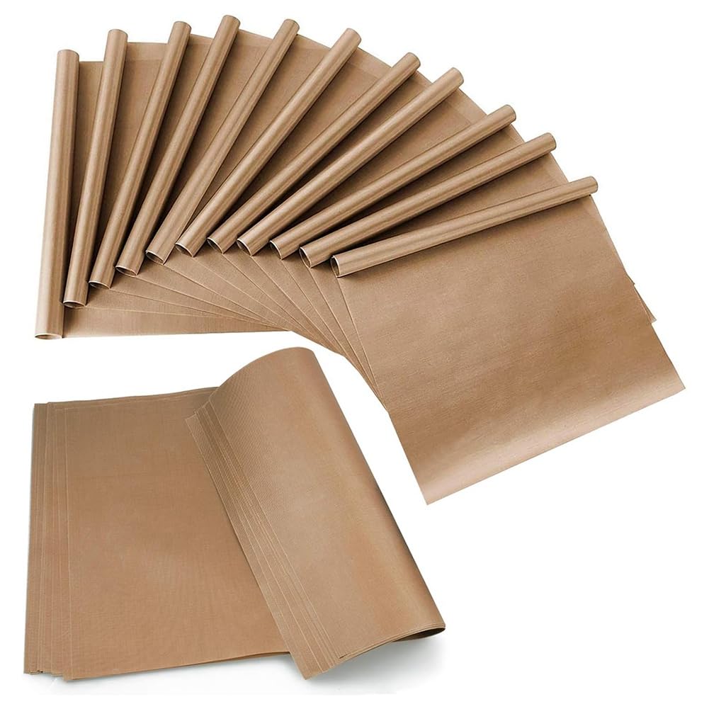 Ctrlzs Ptfe Sheet For Heat Press Transfer Sheet 18 Pack Non Stick 12Inch X 16Inch Heat Transfer Paper Heat Craft Mat