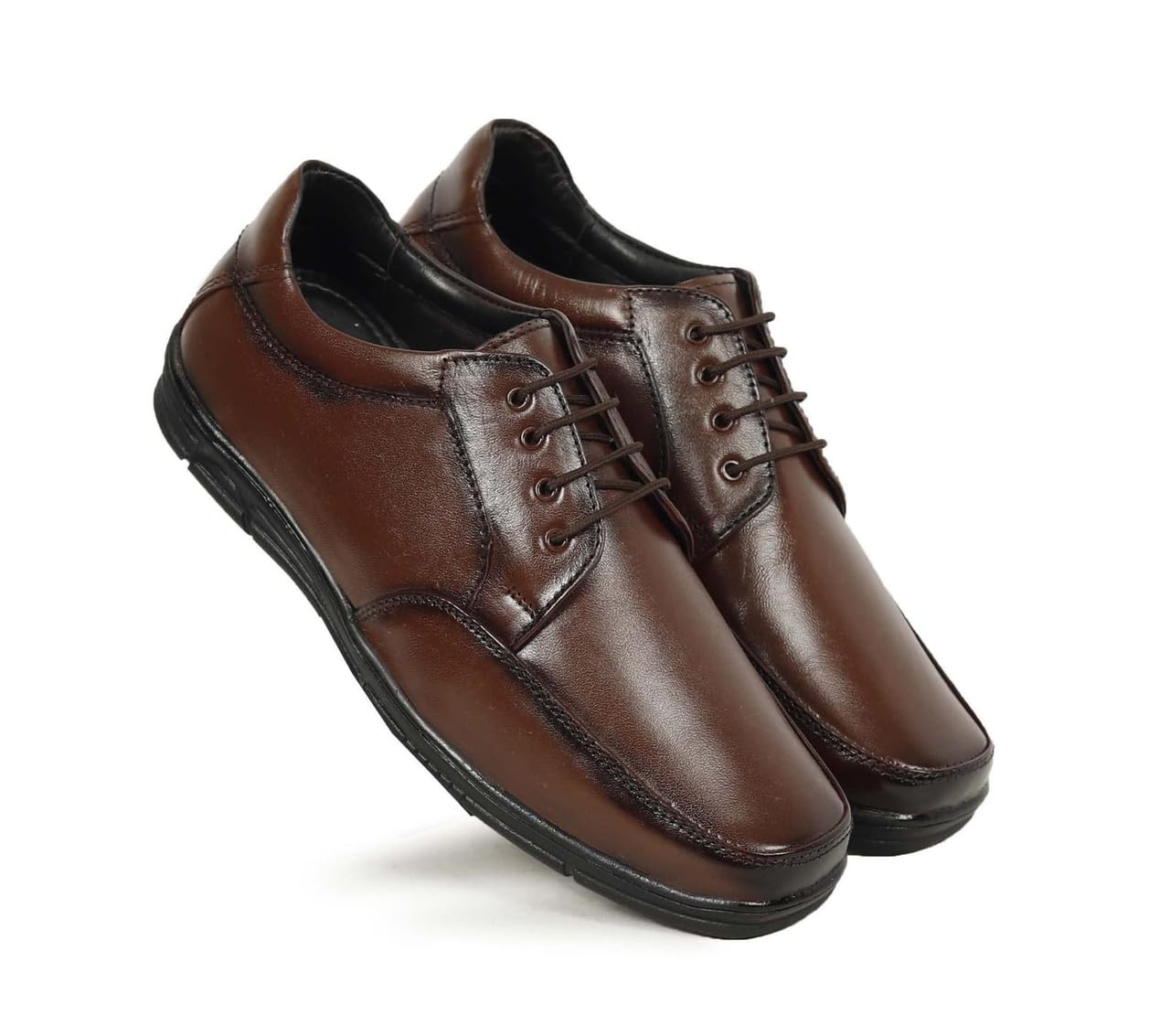 Genuine Leather Derby SE Shoes for Men | TPR Sole & Nappa Leather Lining | Classic Dress Footwear