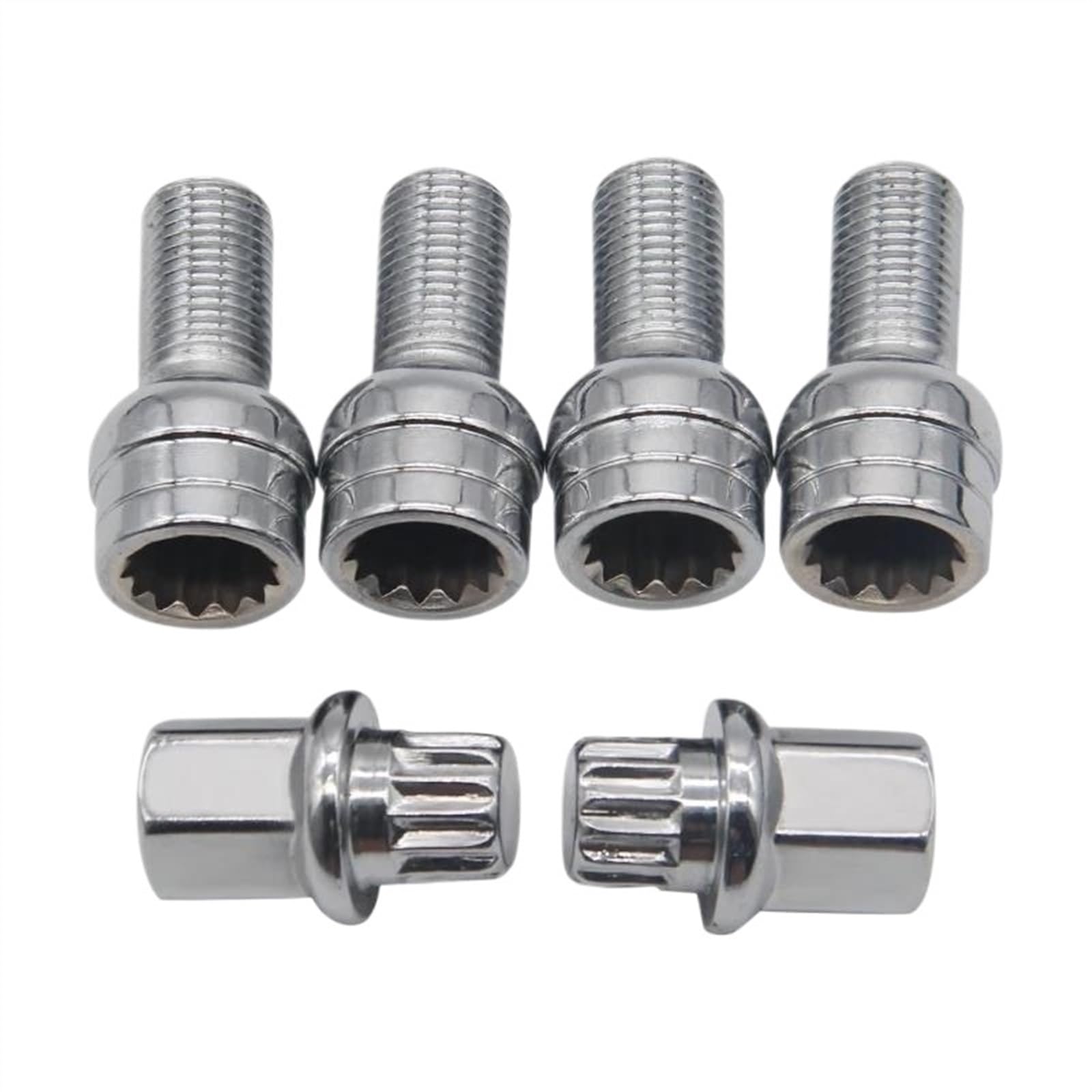 Radschrauben Kompatibel Mit A4 A6 A8 TT M14 * 1,5 Radschraubenbolzen Kontermutter Schlüsseladapter 8D0601139F Radnabe Reifenschraubenbolzen