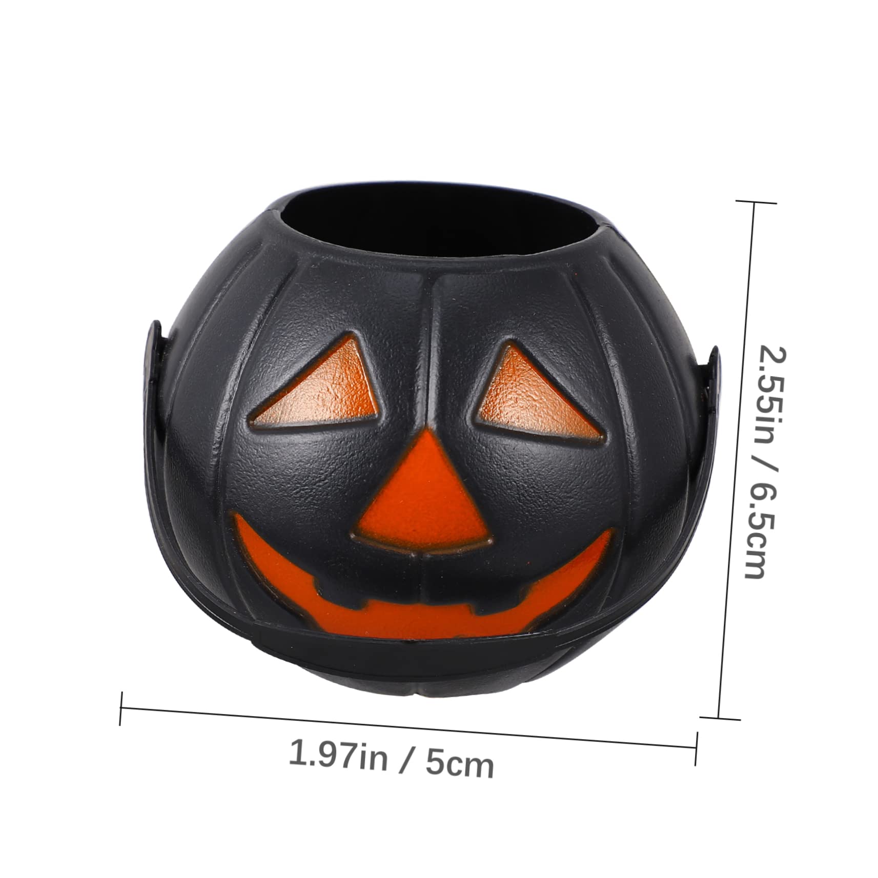 FELTECHELECTR Halloween Supplies 18pcs Miniature Buckets for Candy Storage Decorations