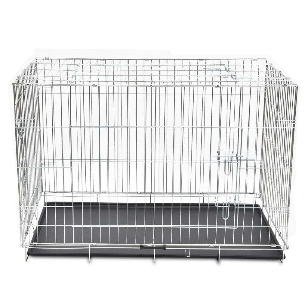 vidaXL Gabbia Cani Trasporto Recinto Pieghevole XXL Trasportino Auto Animali
