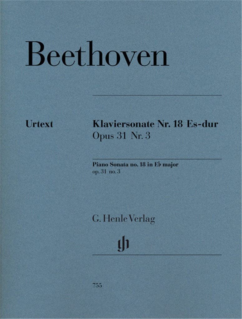 Piano Sonata E flat major [Hunting] op.31/3 - piano - (HN 755)