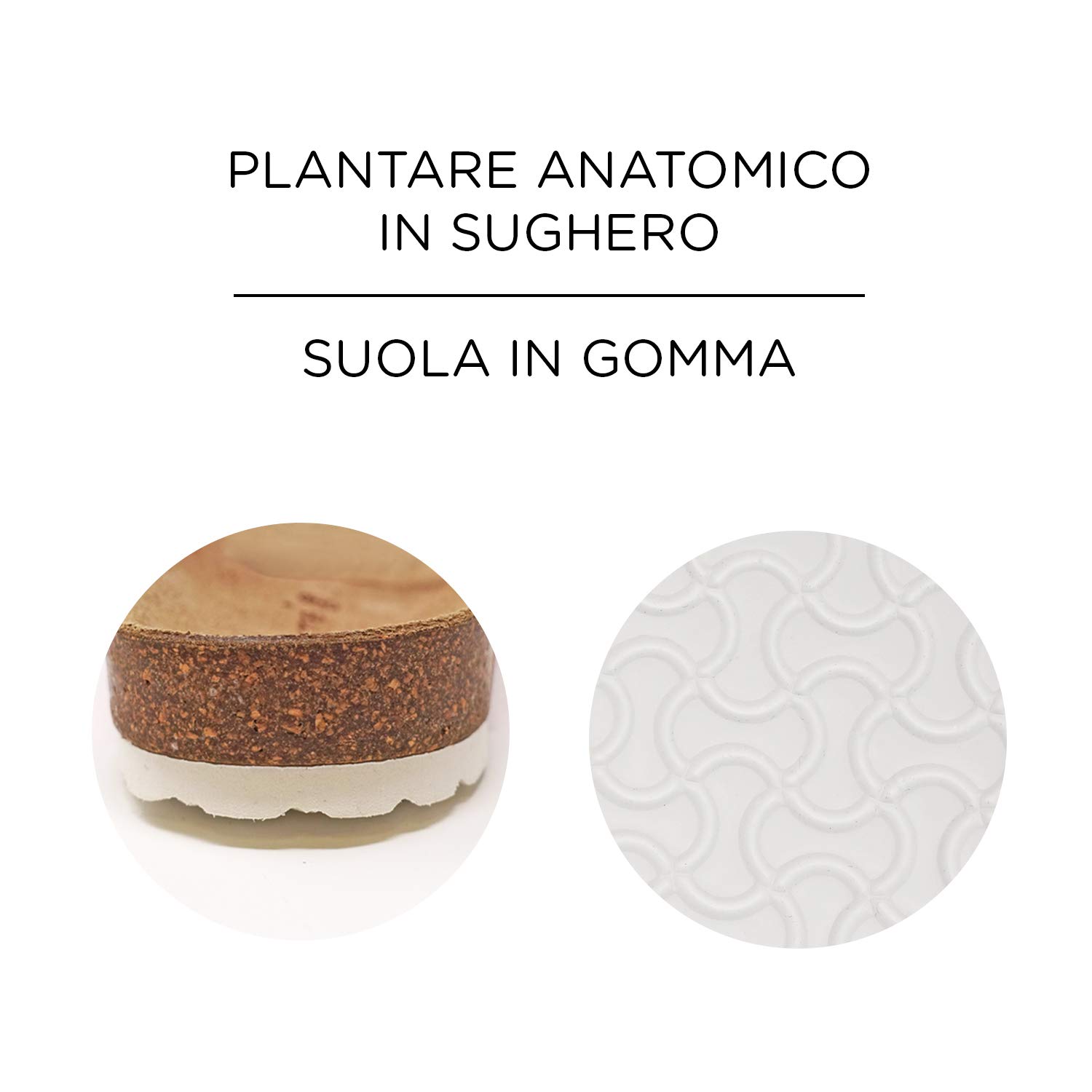 Le Clare Pretty - Sandali Donna Estive Comode e Leggere ai Piedi con Plantare Anatomico in Sughero Automodellante, Camminare Sarà un Piacere con le Pretty ai Piedi, Apprezzate anche come Idea Regalo