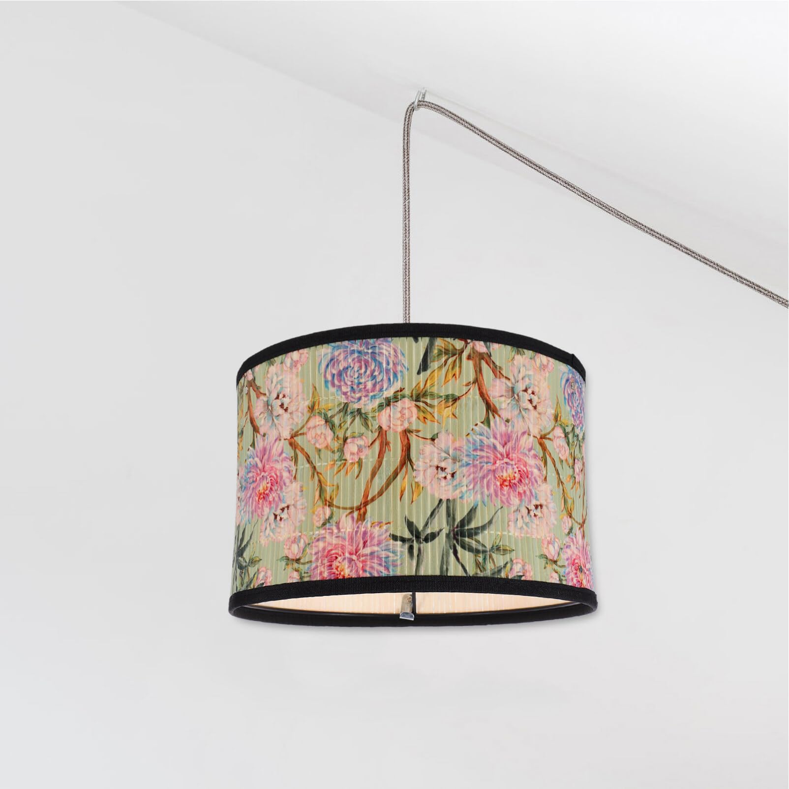 Bamboo Lamp Shade, Vintage Drum Lampshade Chandelier Lamp Cover Table Light Cover Replacement Light Accessory For Pendant Floor Light Bamboo Lamp Shade, Vintage Drum Lampshade Chandelier Lamp Cover Table Light Cover Replacement Light Accessory For Pendant Floor Light