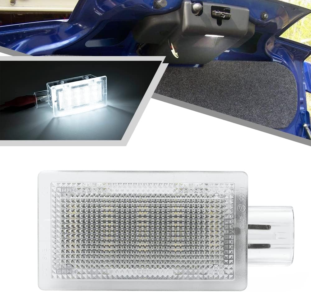 White LED Trunk Luggage Compartment Light 1pc Ford Mustang Explorer Fusion Edge Crown Victoria Trunk Luggage Lamp Replacement Interior Trunk Bulb