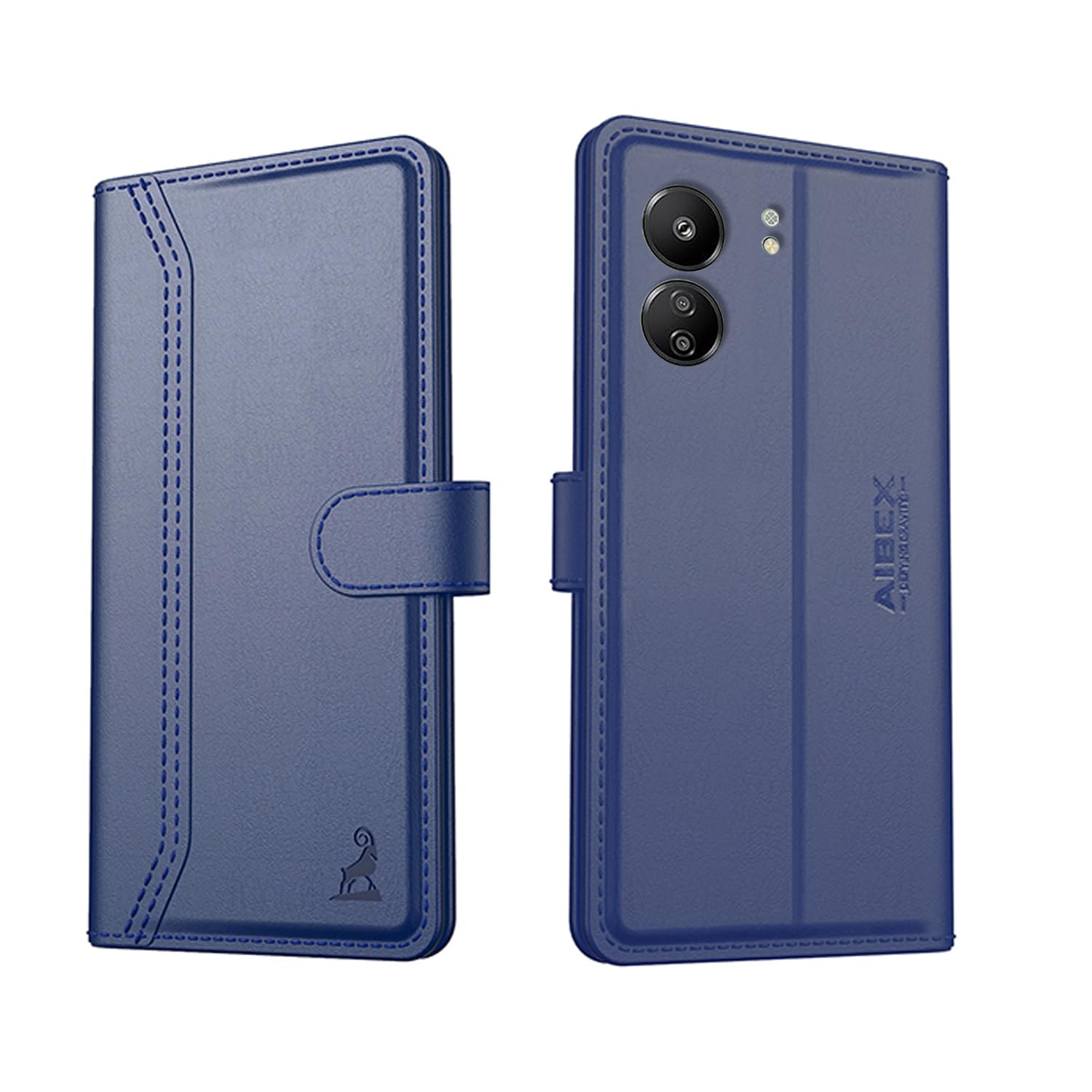 AIBEX ® Redmi 13C 4G / Poco C65 4G Flip Cover Leather Finish | Inside TPU with Card Pockets | Wallet Stand | Complete Protection Flip Case Blue (B0CQCCH3NF) Amazon Price History, Amazon Price Tracker