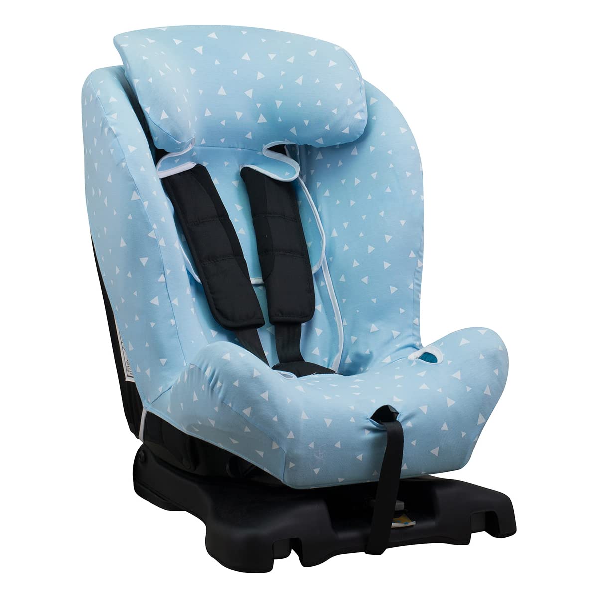 JYOKO Kids Fotelik samochodowy Kompatybilny z Axkid Minikid, Kidzone, Duofix (Blue Sparkles)
