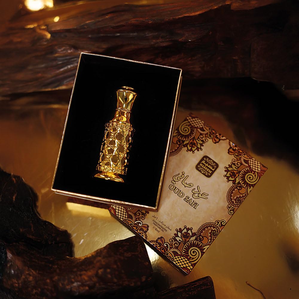 Naseem Oud Safi Eau De Parfum Oil 6ml - Unisex Arabian Attar with Subtle Agarwood, Lavender, Spicy, and Floral Notes - Premium Perfume for Men & Women, Ideal for Daily and Special Occasions - Image 5