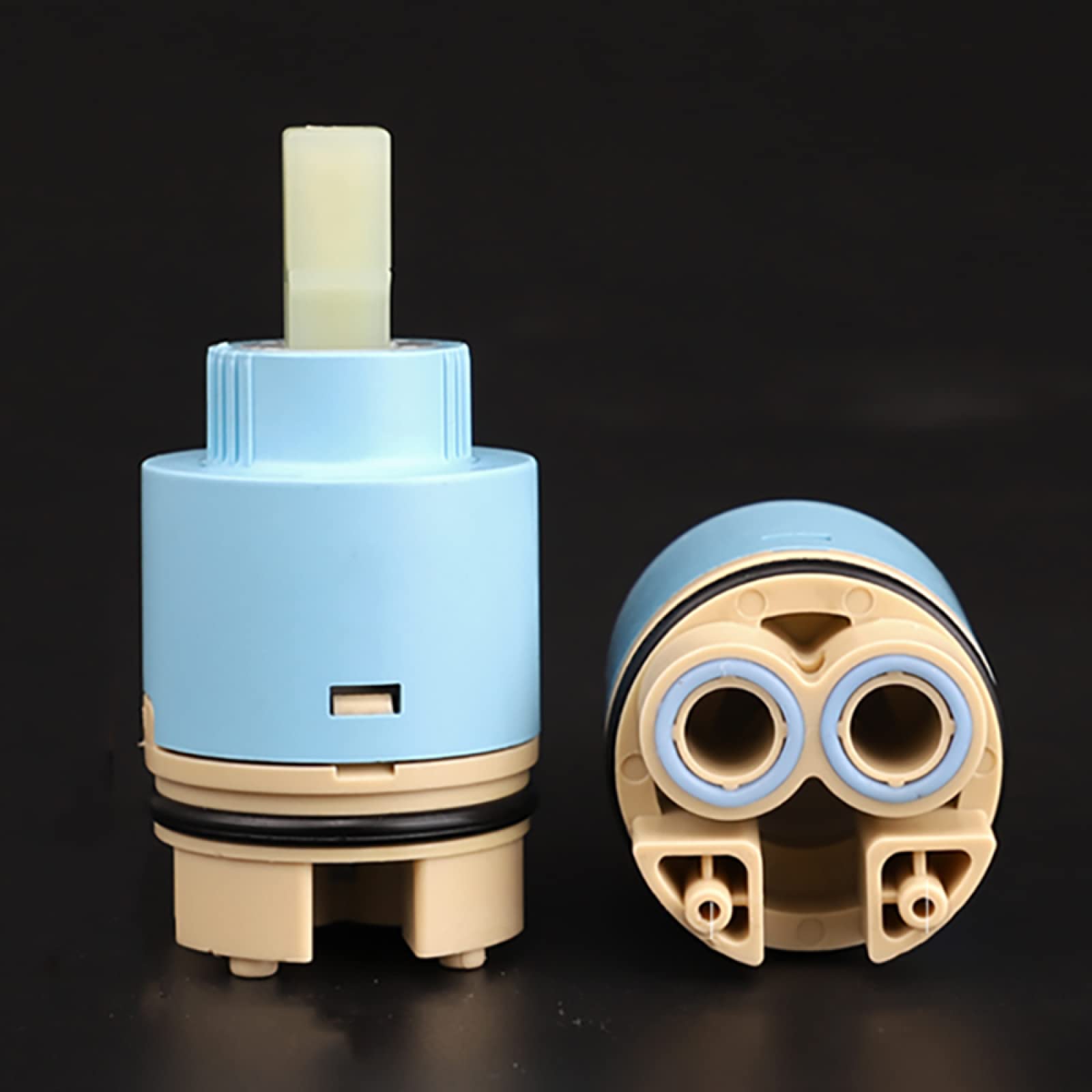 Cartucho de grifo de 40 mm, mezclador de una sola palanca para baño y cocina, cartucho de disco de 35 mm para monobloque T, pieza de repuesto duradera, fácil instalación, solución de fontanería