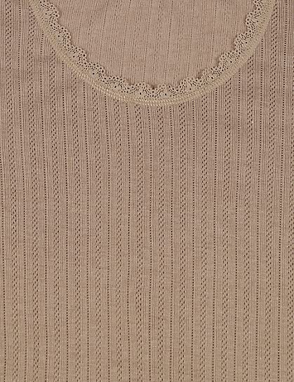 Image of Marks & Spencer Viscose Round Neck Vest