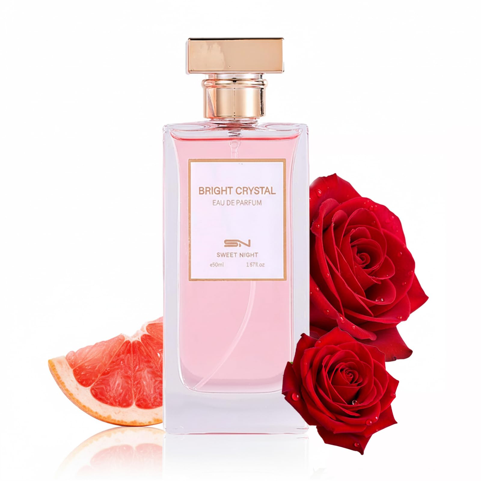 Amazon | Gevlonecirly 香水 レディース ローズ グレープフルーツ
