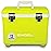 Engel UC13 13 Quart Leak-Proof, Air Tight, Drybox Cooler and Small Hard Shell Lunchbox for Men and Women in Yellow High-Visibility