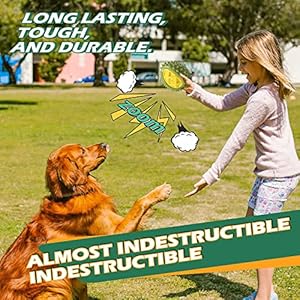 Dog Squeaky Toys Indestructible Tough Durable Dog Toys Dog chew Toys for Medium Large Dogs Aggressive Chewers Stick Toys Puppy Chew Toys with Non-Toxic Natural Rubber (Durian)