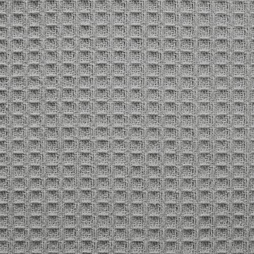 Image of Modern Threads 100% Cotton Waffle Thermal Blanket, Light Gray, King /California King