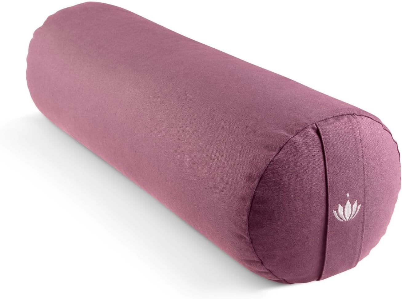 Lotuscrafts, Yoga Roll for Yin Yoga, Diameter 24 cm, with Spelt Filling, Washable Cotton Cover, Yoga Bolster Roll for Restorative Yoga, GOTS Certified