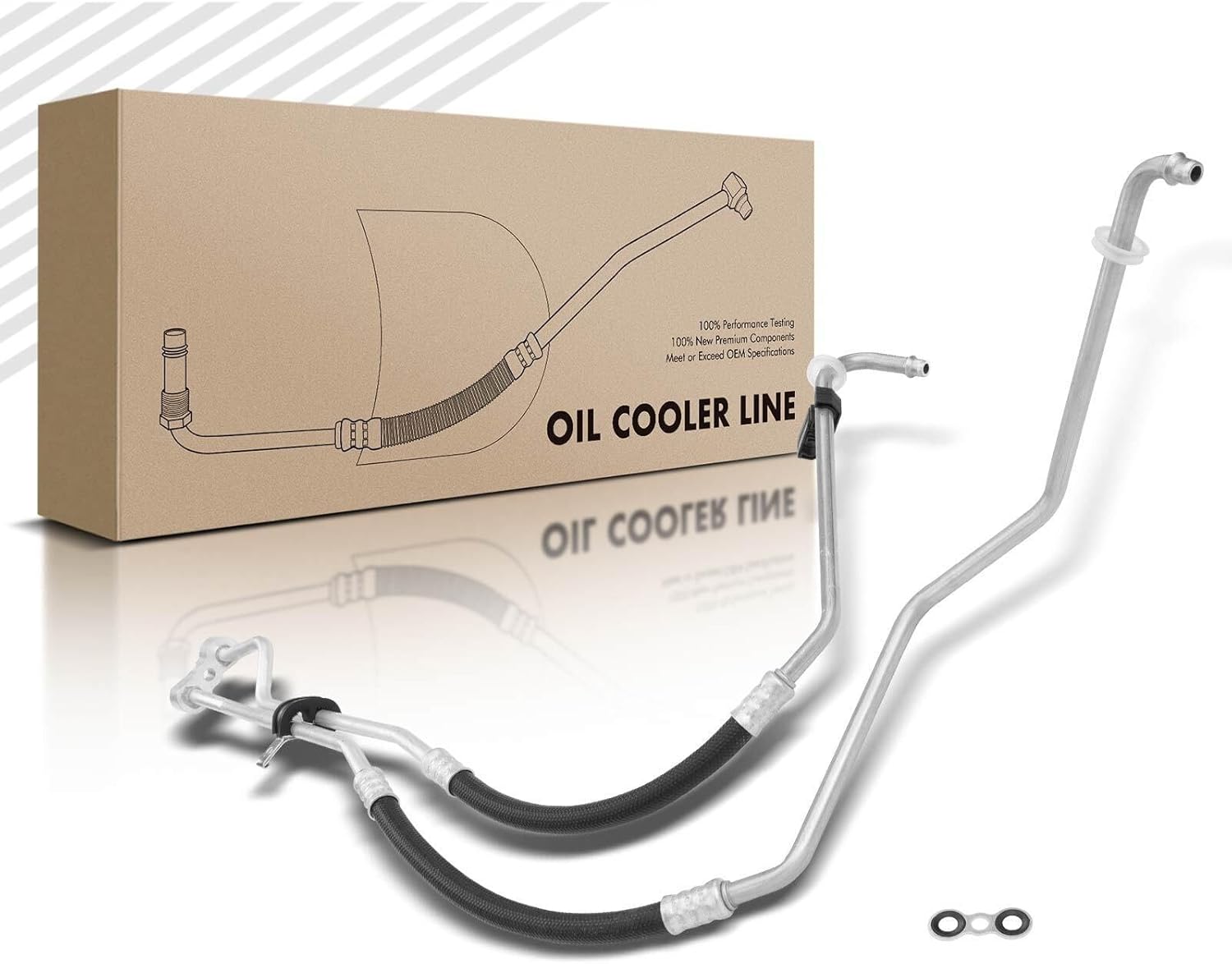 Replacement Parts for Engine Oil Cooler Line for Chevy Blazer 1996-2005 S10 GMC Jimmy Sonoma 4.3L RWD Mod-AP88P-49506