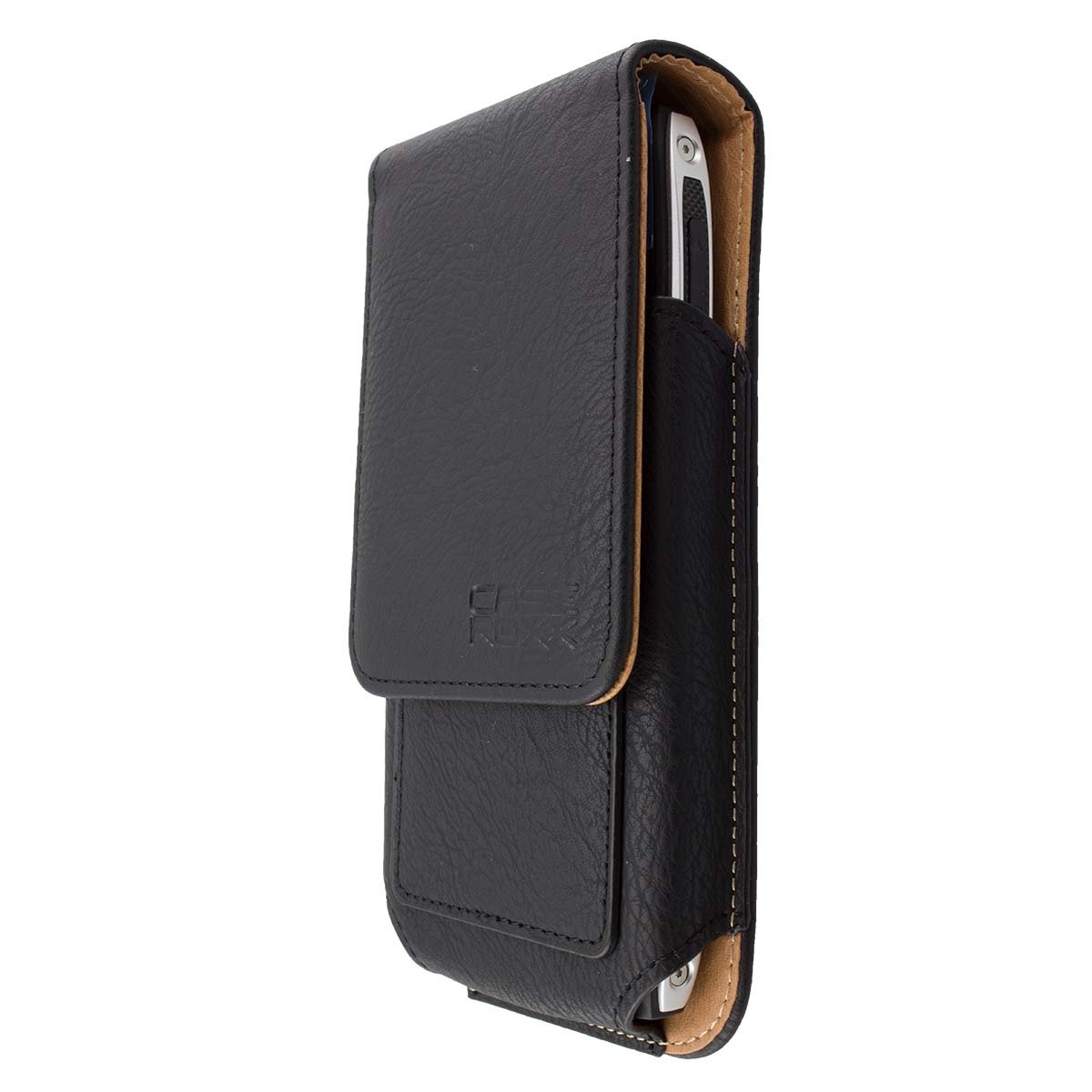 Caseroxx Custodia In Pelle Per Cat S60: Borsa Outdoor Con Clip Girevole, Porta Carte, Marrone – Protezione E Stile