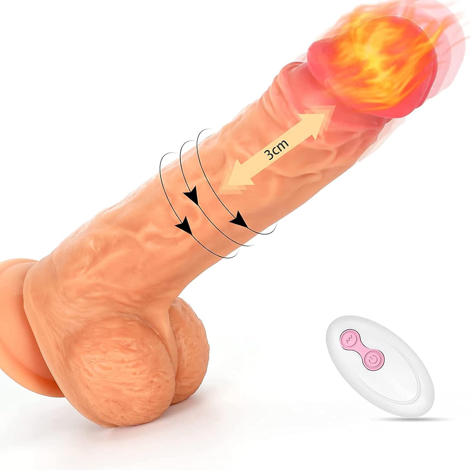 FIDECH Vibrador con 8 funciones de choque y vibración ...