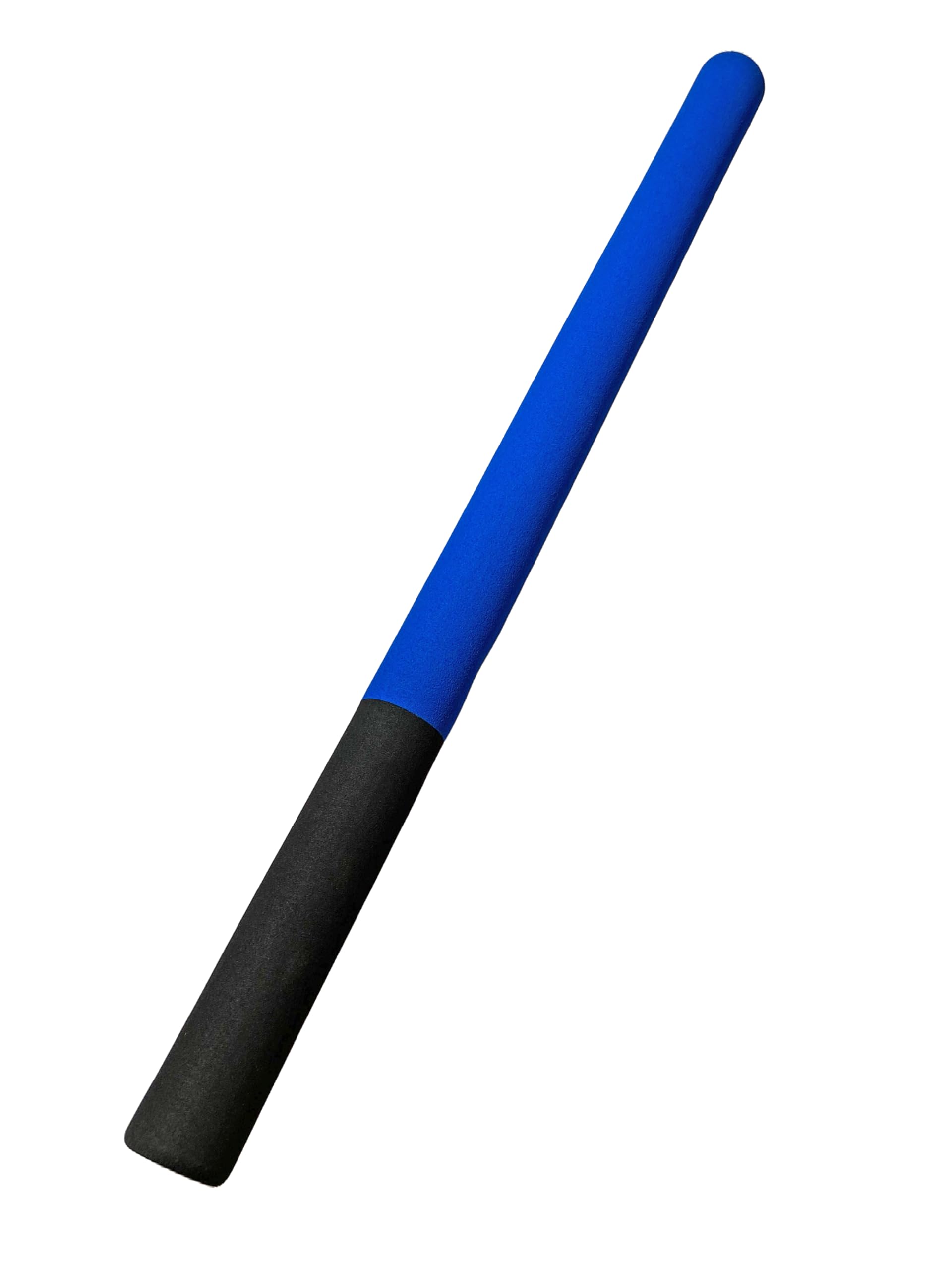 Escrima Safety Lot de 10 bâtons d'entraînement avec housse en mousse Bleu/noir 61 cm