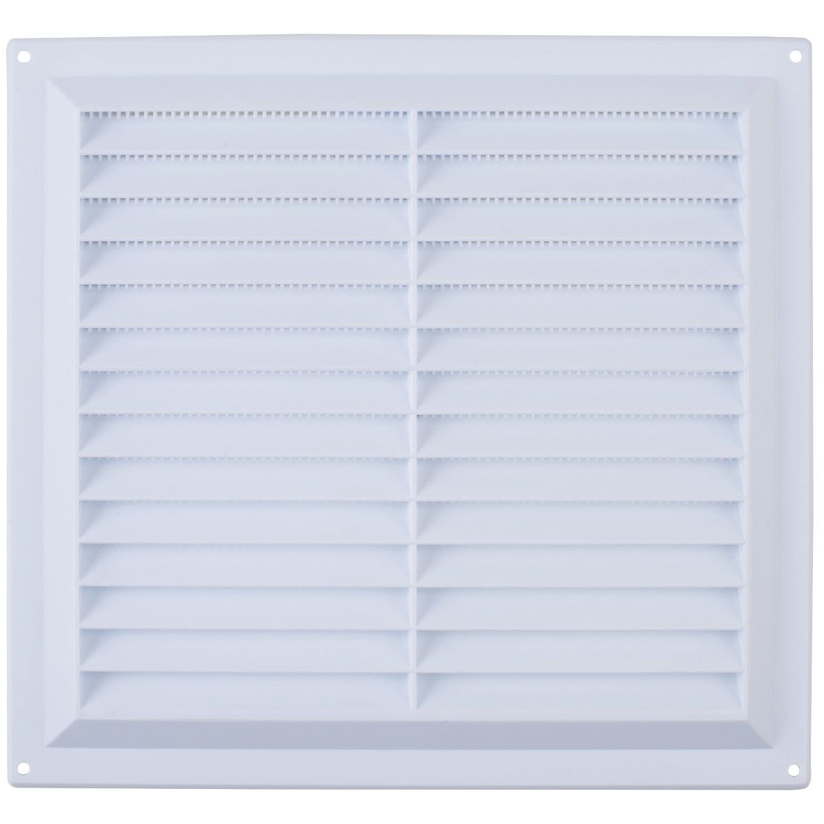 Map Vent Louvre Vent with Flyscreen White 229 x 229mm