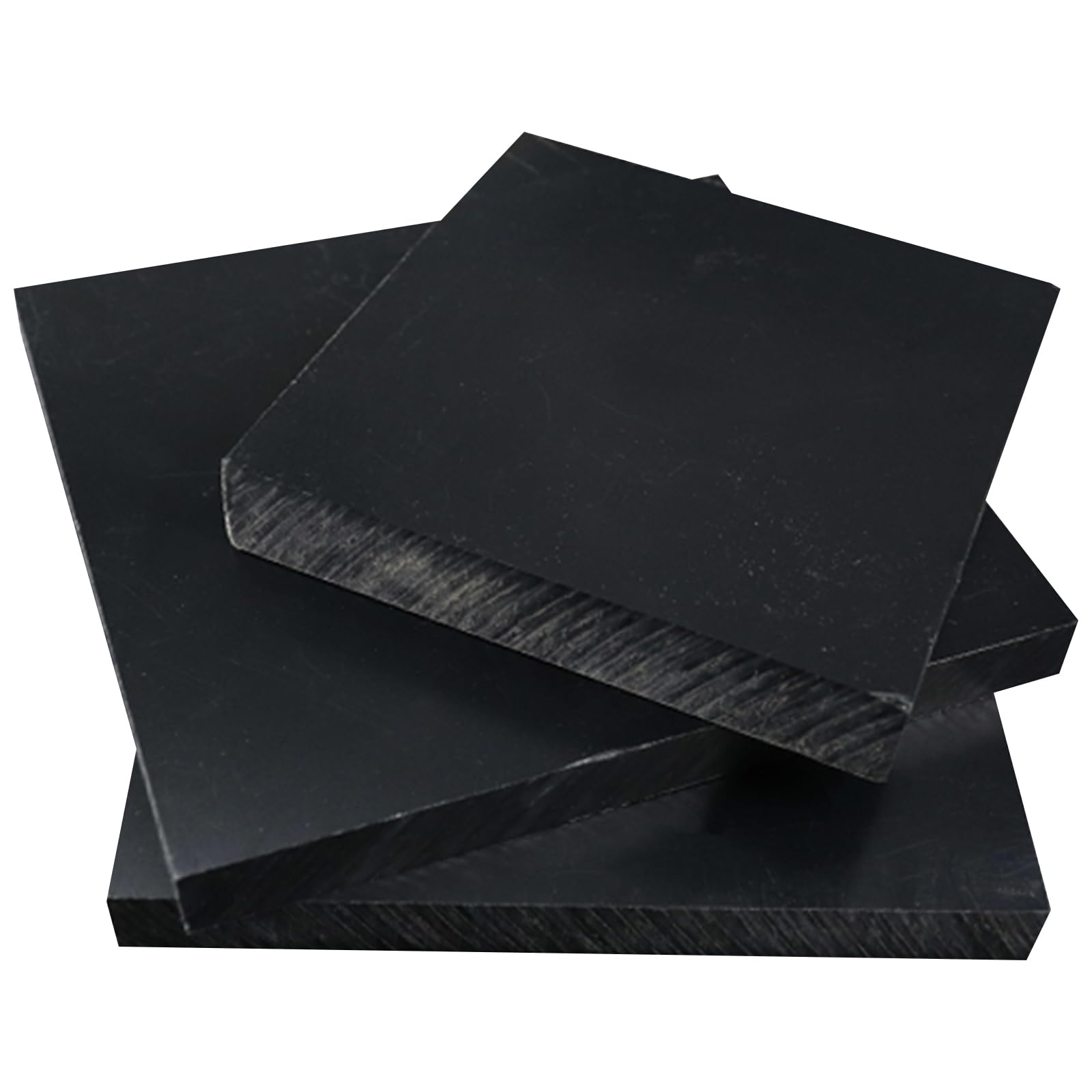 UpGBRF ABS Plastic Sheets Moldable ABS Plastic Board Black Suitable for Modelling, 10cm X 10cm,Thickness:1mm