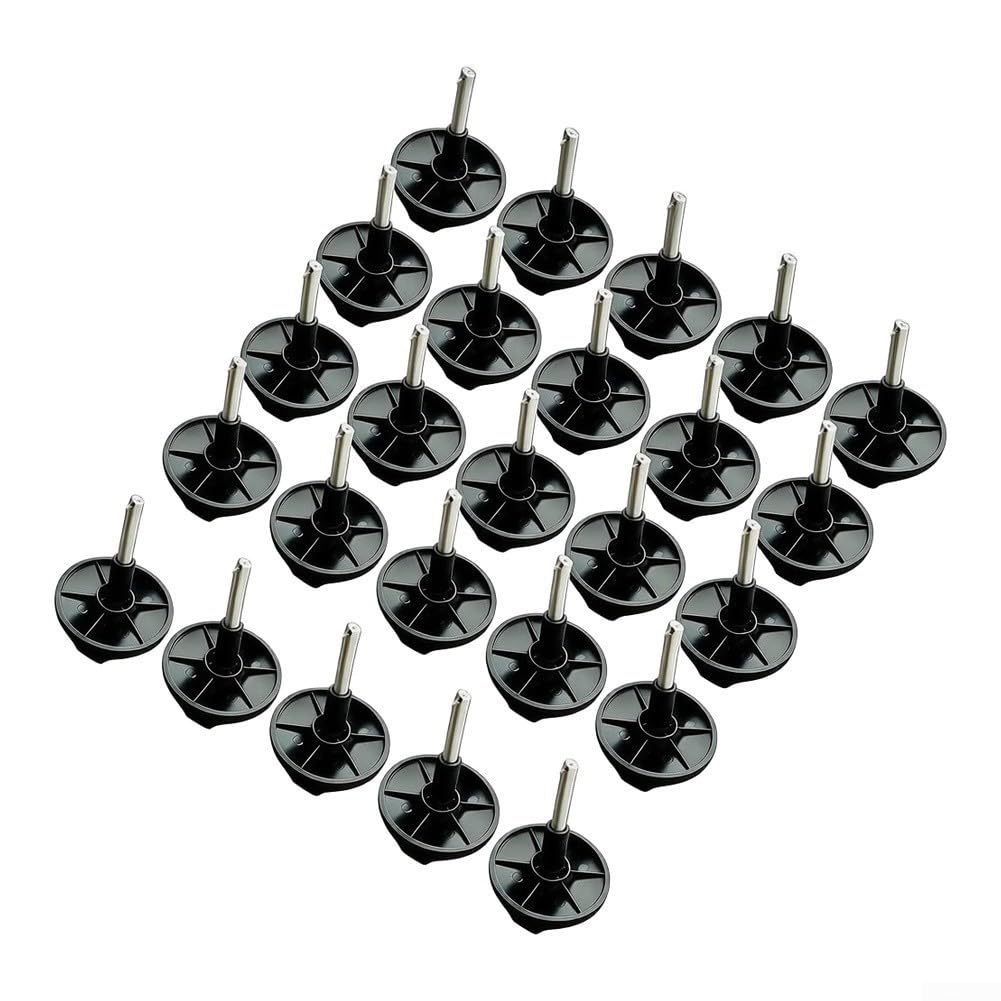 Asse ruota dal design classico, 10 mm, si adatta alla maggior parte delle | Mix di plastica e metallo, resistente, facile da pulire, dimensioni standard da 10 mm, di lunga durata