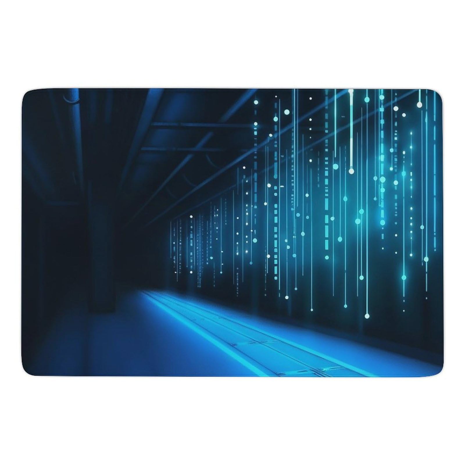 Tapis doux lavable pour cuisine et chambre Blue Line cozy