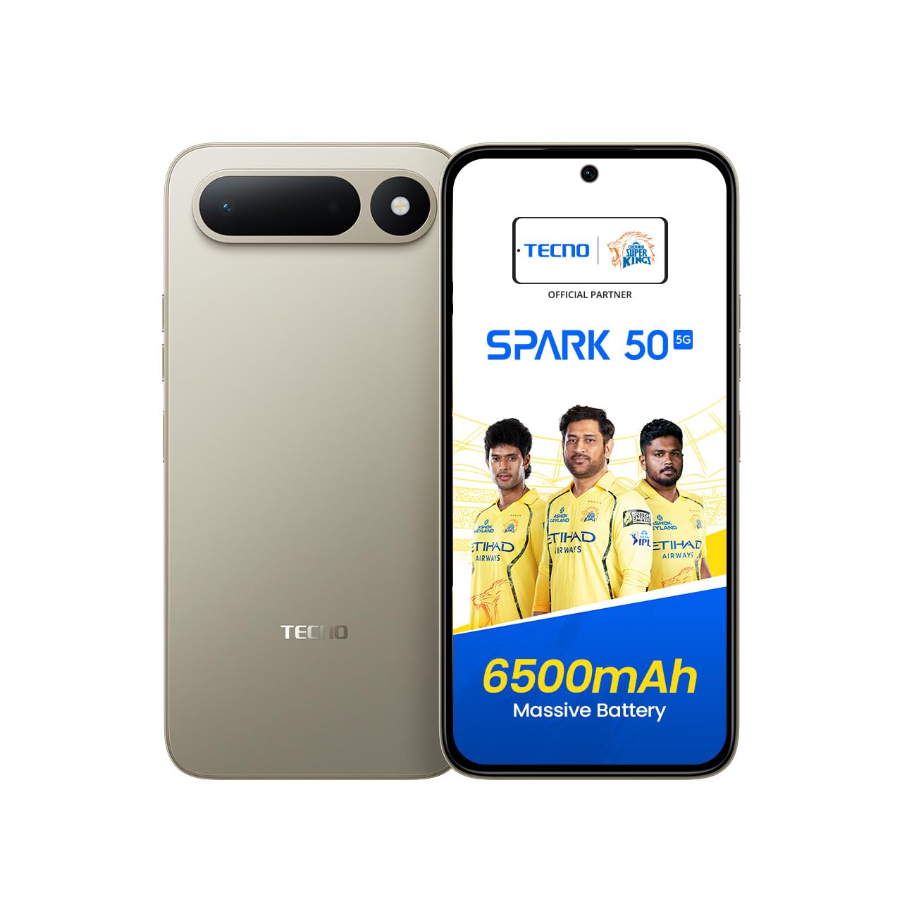 Spark 50 5G (Champagne Gold, 4GB+128GB) | 6500mAh Battery + 45W Fast Charger | Upto 18GB* RAM | MIL-STD 810H Protection | Fastest 8X Network Speed* with URSP | 120Hz Smooth Display | AI Flash Snap-image-16