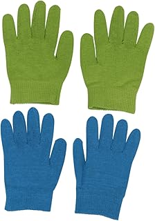 FOMIYES 2 Pares De Luvas Hidratantes De Gel Ferramentas Flexíveis Mãos Rachadas Luvas Durante A Noite Luvas Hidratantes Para Mãos Secas Luvas De Spa Ferramentas De Beleza Luvas Elásticas