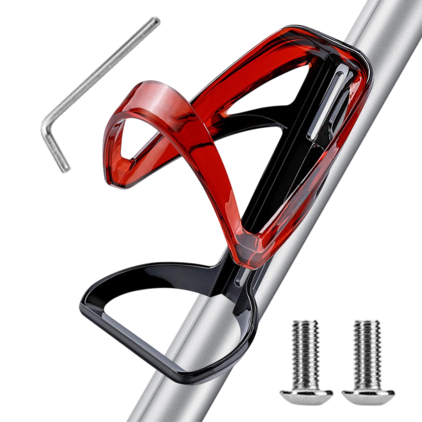 Bike Water Bottle Holder - Bike Cup Holder Rack with Screw Tool,Cycling Beverage Container Rack for Mountain Road Trek Commuting Sports