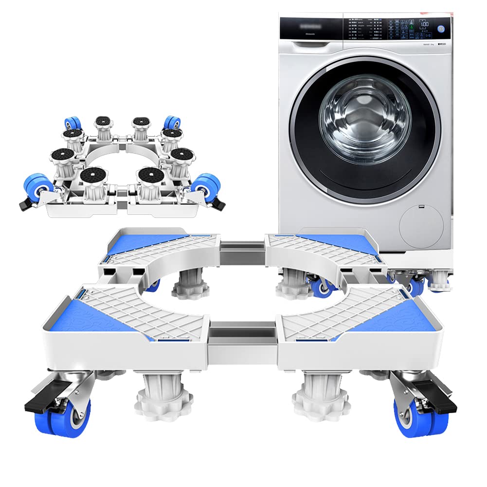 Amazon.co.jp: 洗濯機台 キャスター付き 洗濯機置き台 冷蔵庫置き台