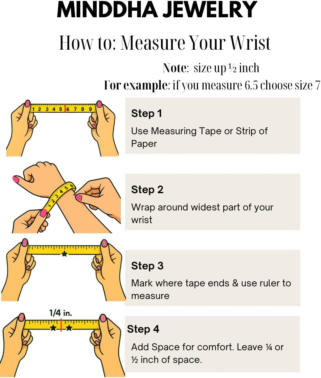 MINDDHA 14K Gold/White Gold Plated Cubic Zirconia Tennis Bracelet | Silver, Gold Bracelet for Women | Rectangle, Square, Round Shape CZ Stone | Width 2.5-4mm | Size 6-8 Inch - Image 3