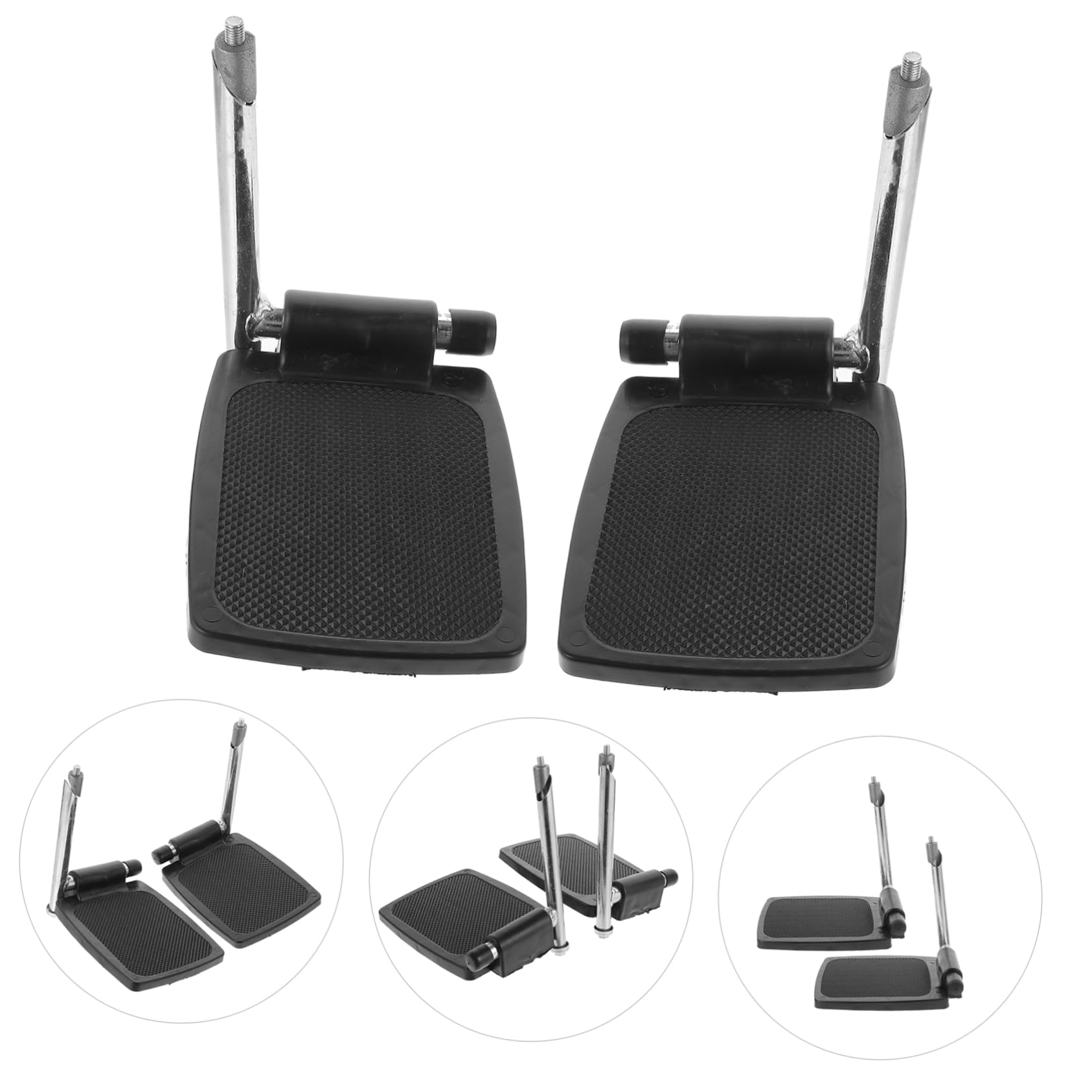 Healeved Varilla del Pedal Reposapiés Robustos para Silla de Ruedas Pedal Elevador de Repuesto con Poste Estable para Personas Mayores y Pacientes Uso Diario Color Aleatorio
