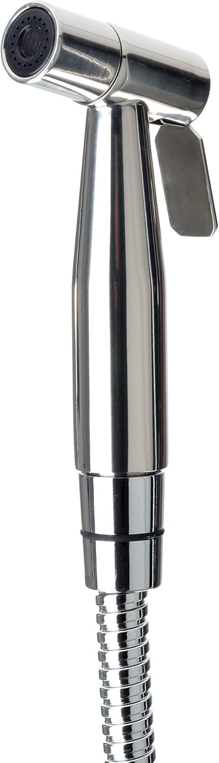 Best Cyber Deals π₯ Brondell CSL-40 CleanSpa Luxury Hand Held Bidet Shattaf Sprayer, Silver Buy 1 get 1 π₯ Brondell CSL-40 CleanSpa Luxury Hand Held Bidet Shattaf Sprayer, Silver