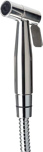 Miniatura 2 de Brondell CSL-40 CleanSpa rociador Shattaf para bidet manual de lujo, plata.