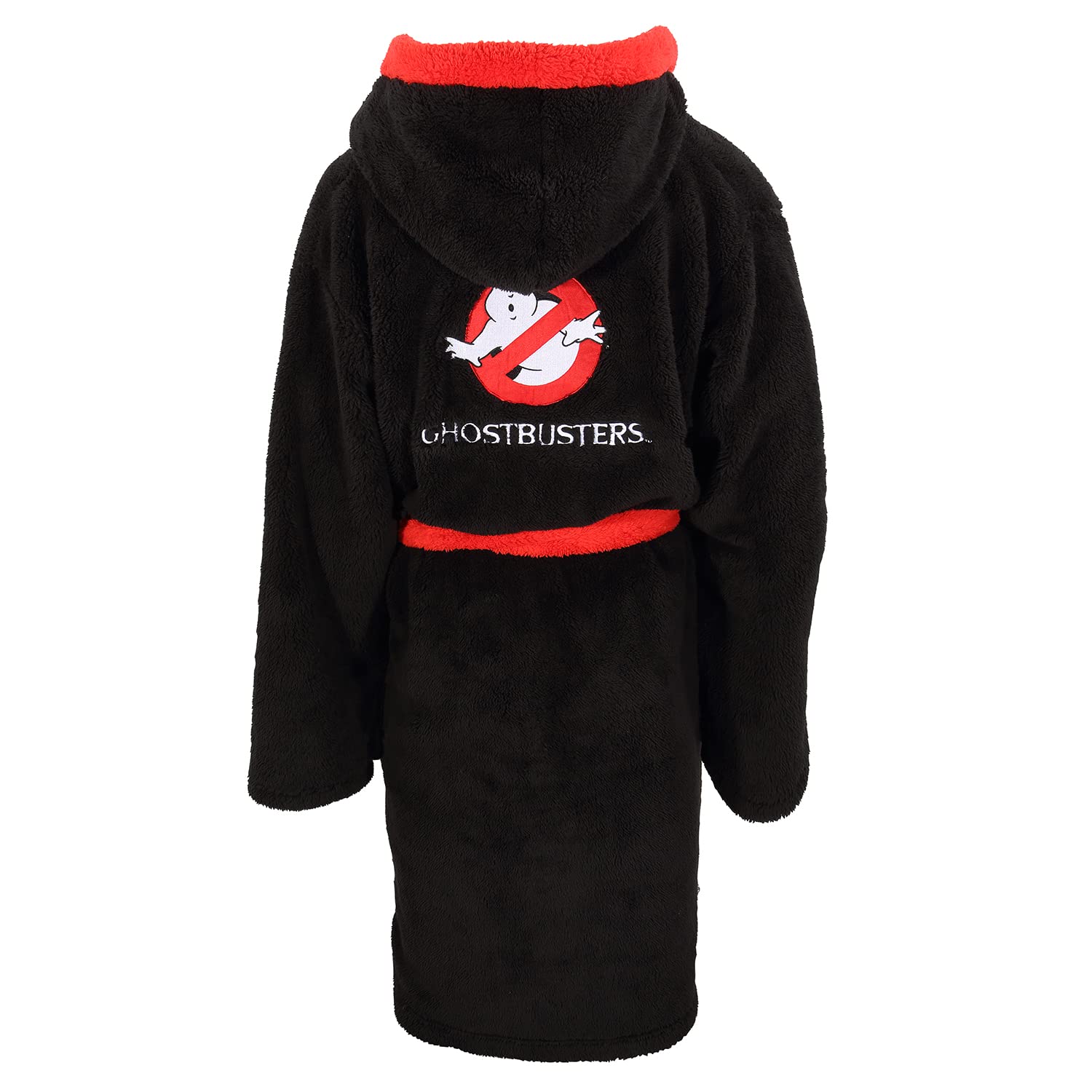 Heroes Inc Ghostbusters Logo Bademantel schwarz